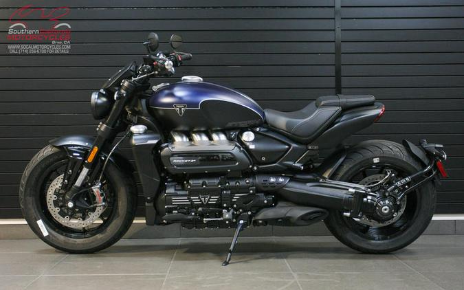 2025 Triumph Rocket 3 Storm R Satin Pacific Blue and Matte Sapphire Black