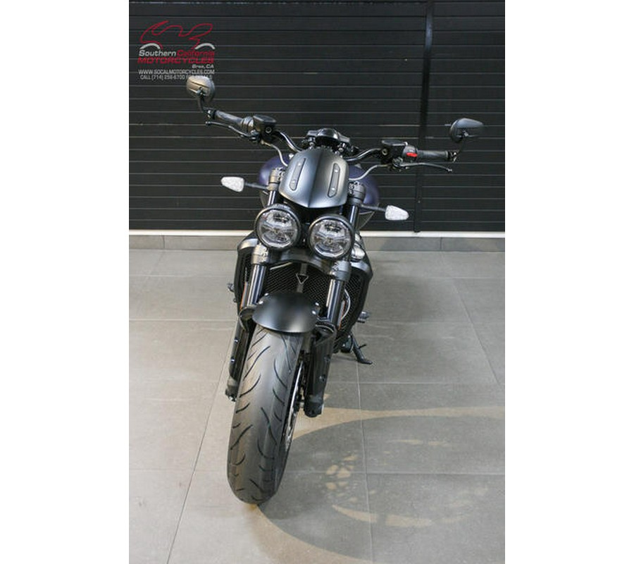 2025 Triumph Rocket 3 Storm R Satin Pacific Blue and Matte Sapphire Black