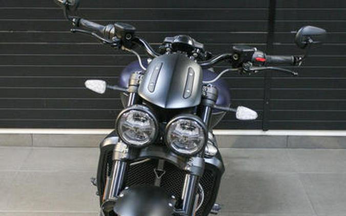 2025 Triumph Rocket 3 Storm R Satin Pacific Blue and Matte Sapphire Black