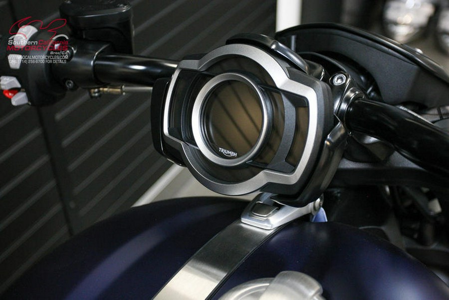 2025 Triumph Rocket 3 Storm R Satin Pacific Blue and Matte Sapphire Black