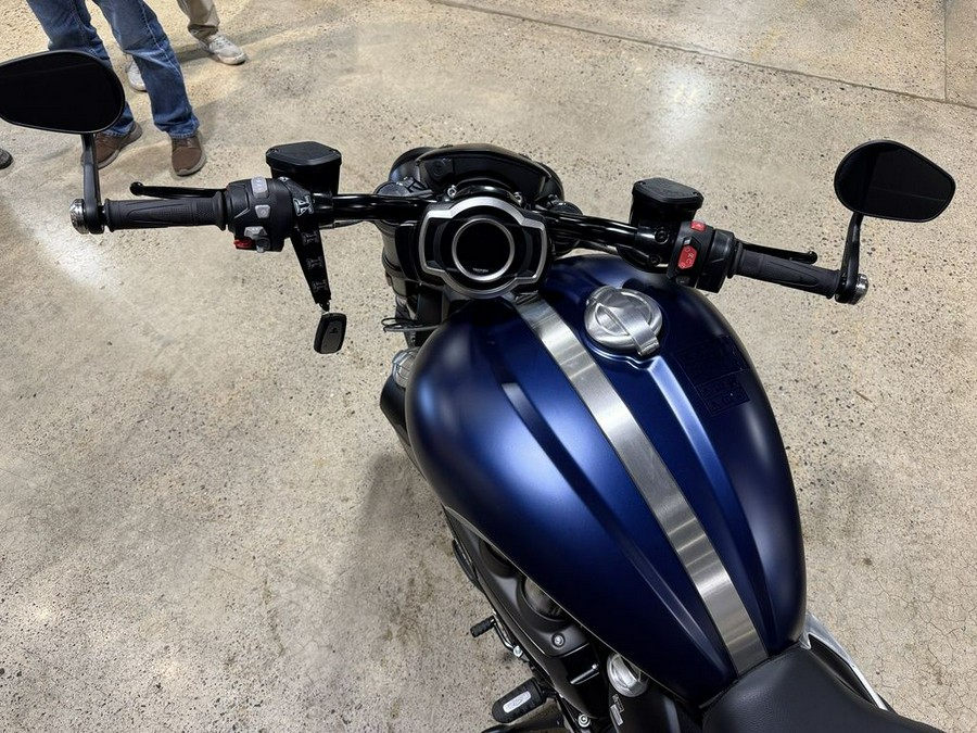 2025 Triumph Rocket 3 Storm R Satin Pacific Blue and Matte Sapphire Black