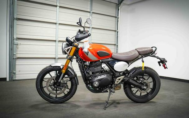 2026 Triumph Scrambler 400 X Baja Orange/Aluminium