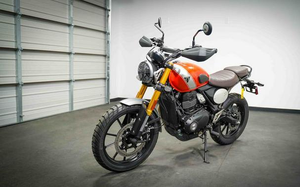 2026 Triumph Scrambler 400 X Baja Orange/Aluminium
