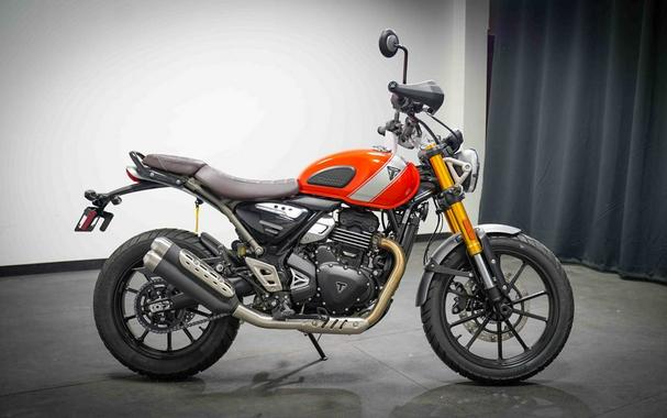 2026 Triumph Scrambler 400 X Baja Orange/Aluminium