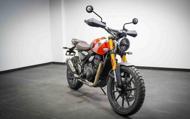 2026 Triumph Scrambler 400 X Baja Orange/Aluminium