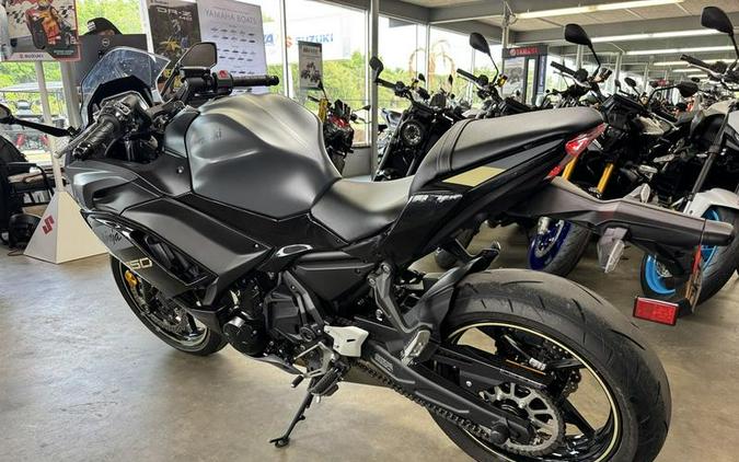 2024 Kawasaki Ninja® 650 Metallic Matte Dark Gray/Metallic Spark Black