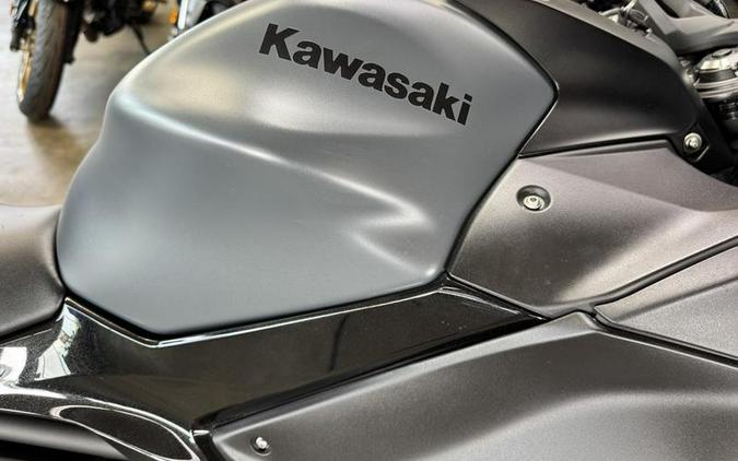 2024 Kawasaki Ninja® 650 Metallic Matte Dark Gray/Metallic Spark Black