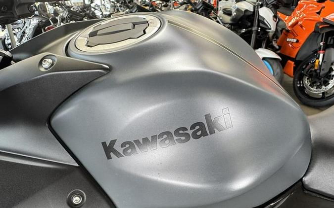 2024 Kawasaki Ninja® 650 Metallic Matte Dark Gray/Metallic Spark Black