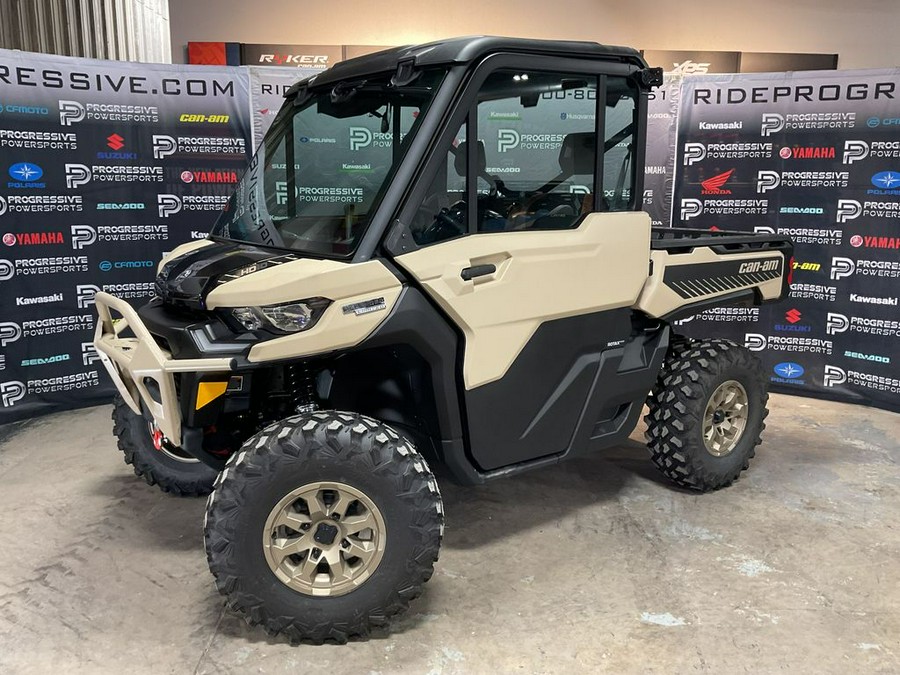 2024 Can-Am® Defender Limited HD10 Desert Tan & Timeless Black