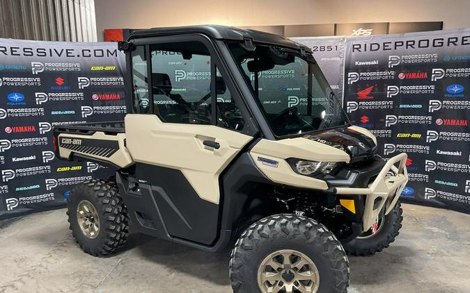 2024 Can-Am® Defender Limited HD10 Desert Tan & Timeless Black