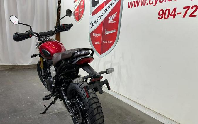 2024 Triumph Scrambler 400 X Carnival Red / Phantom Black