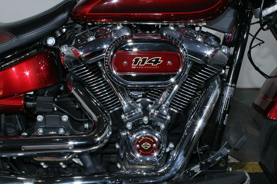 Used 2023 Harley-Davidson Fat Bob 114 Cruiser FLFBS Motorcycle For Sale In Miami, Florida