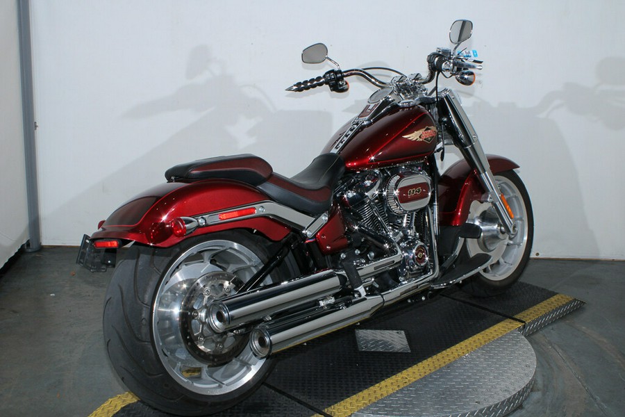Used 2023 Harley-Davidson Fat Bob 114 Cruiser FLFBS Motorcycle For Sale In Miami, Florida