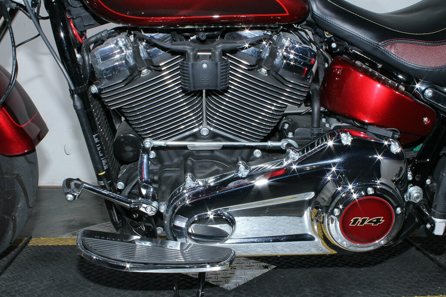 Used 2023 Harley-Davidson Fat Bob 114 Cruiser FLFBS Motorcycle For Sale In Miami, Florida