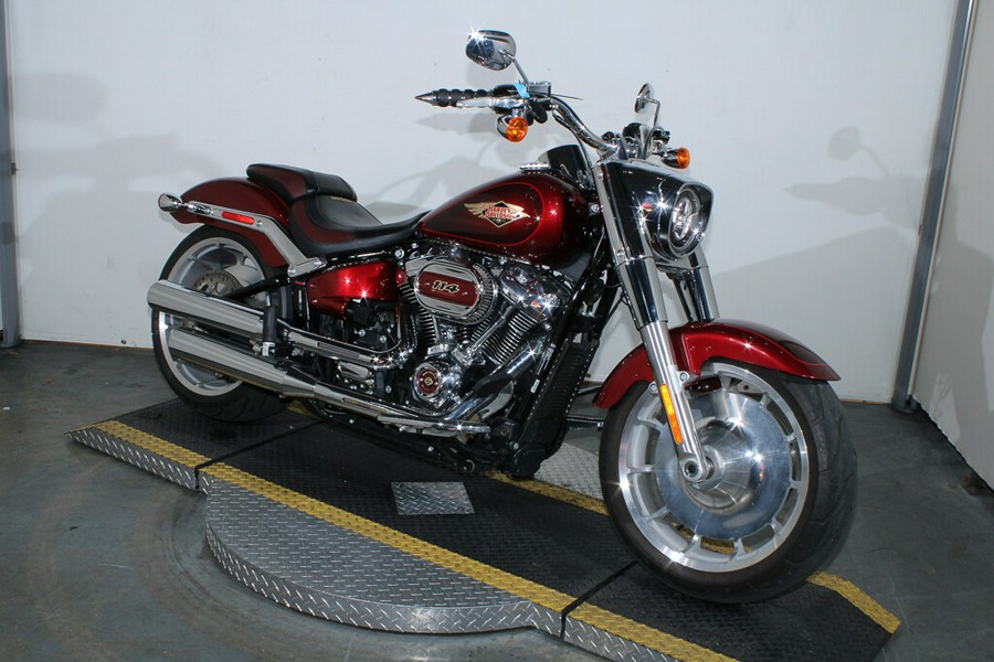 Used 2023 Harley-Davidson Fat Bob 114 Cruiser FLFBS Motorcycle For Sale In Miami, Florida