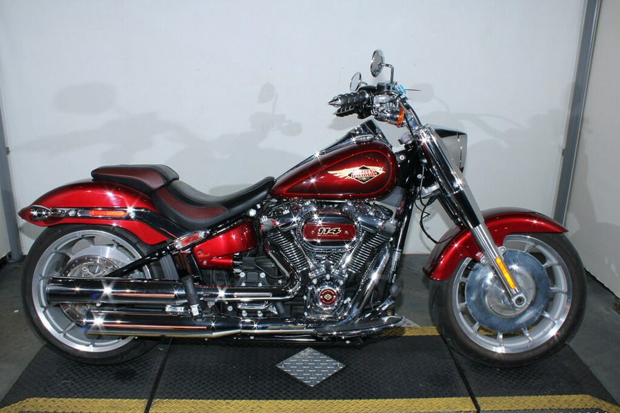 Used 2023 Harley-Davidson Fat Bob 114 Cruiser FLFBS Motorcycle For Sale In Miami, Florida