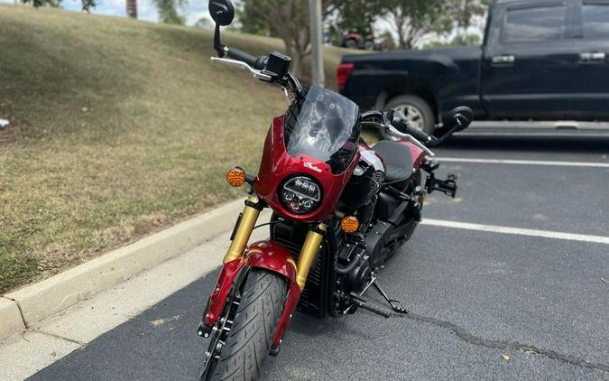 2025 Indian Motorcycle® 101 Scout® Sunset Red Metallic with Graphics