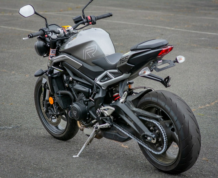 2024 Triumph Street Triple 765 R Silver Ice