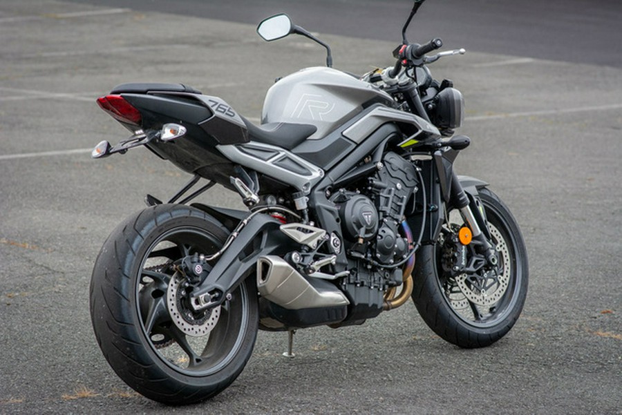 2024 Triumph Street Triple 765 R Silver Ice