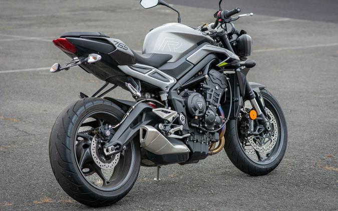 2024 Triumph Street Triple 765 R Silver Ice