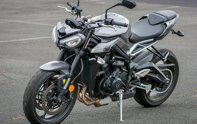 2024 Triumph Street Triple 765 R Silver Ice