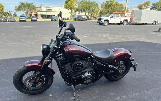 2025 Indian Chief Bobber Dark Horse Maroon Metallic