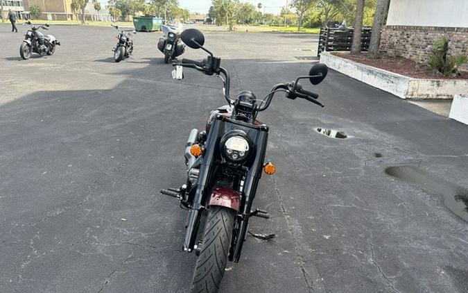 2025 Indian Chief Bobber Dark Horse Maroon Metallic