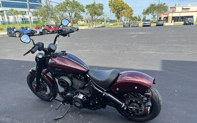 2025 Indian Chief Bobber Dark Horse Maroon Metallic