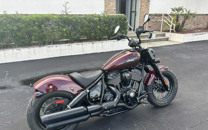 2025 Indian Chief Bobber Dark Horse Maroon Metallic