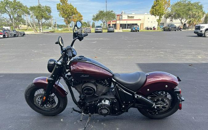 2025 Indian Chief Bobber Dark Horse Maroon Metallic