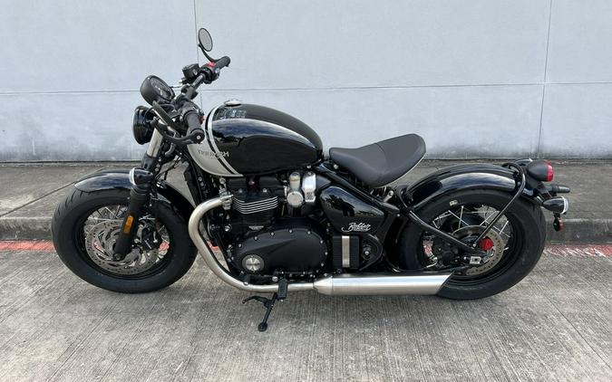 2024 Triumph Bonneville Bobber Jet Black/Ash Gray