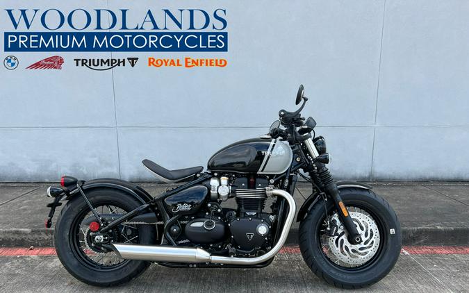 2024 Triumph Bonneville Bobber Jet Black/Ash Gray