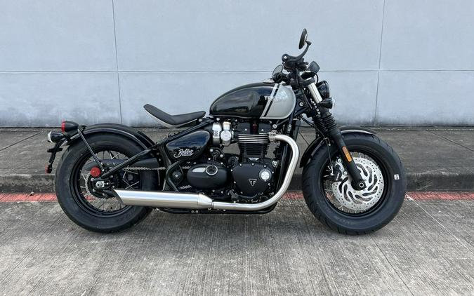 2024 Triumph Bonneville Bobber Jet Black/Ash Gray