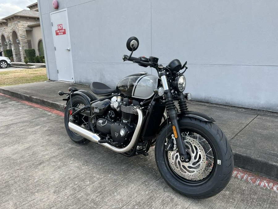 2024 Triumph Bonneville Bobber Jet Black/Ash Gray