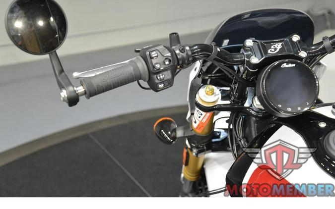 2025 Indian Motorcycle 101 SCOUT Ghost White Metallic with Graphics