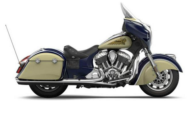 2015 Indian Chieftain Springfield BlueIvory Cream