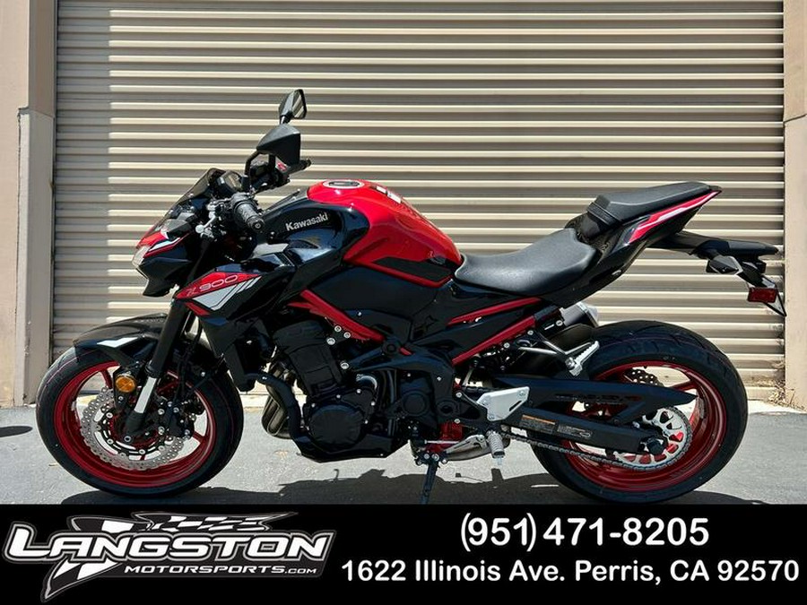 2024 Kawasaki Z900 ABS Candy Persimmon Red/Ebony