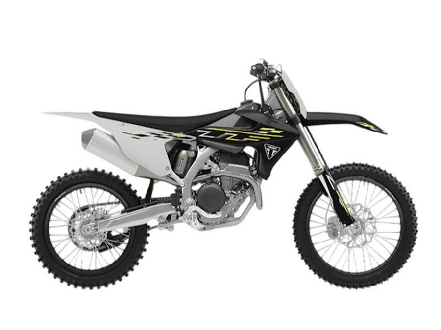 2026 Triumph TF 250-X Jet Black/Pure White