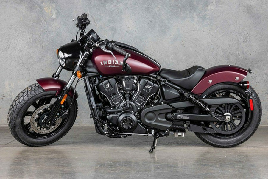 2026 Indian Scout Bobber Limited +Tech Maroon Metallic Smoke