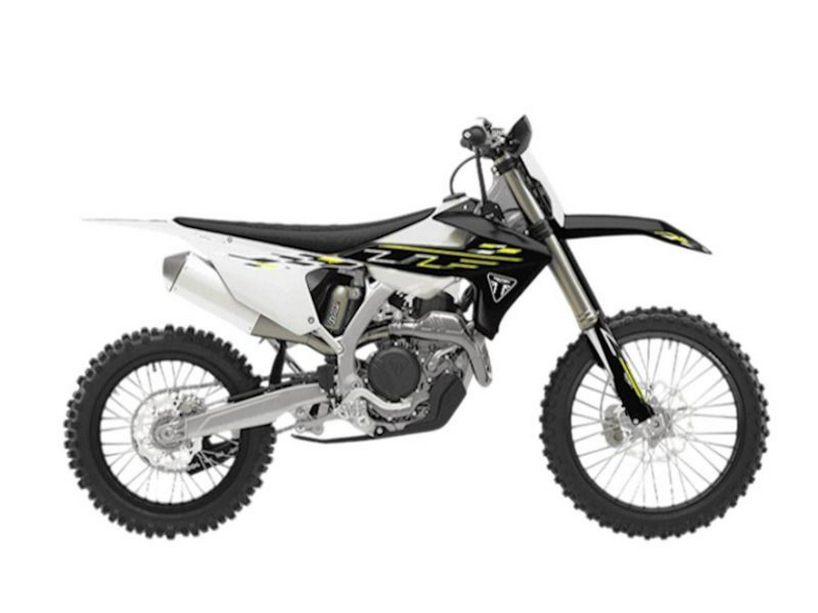 2026 Triumph TF 450-C Jet black/ Pure white