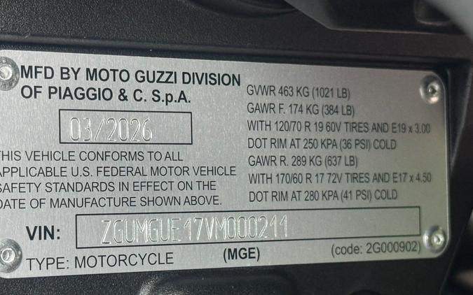 2027 Moto Guzzi Stelvio PFF Rider Assistance Solution