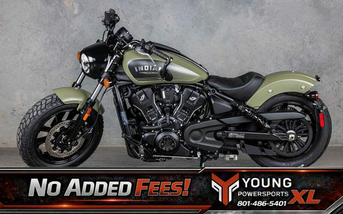 2026 Indian Scout Bobber Limited +Tech Moss Green Smoke