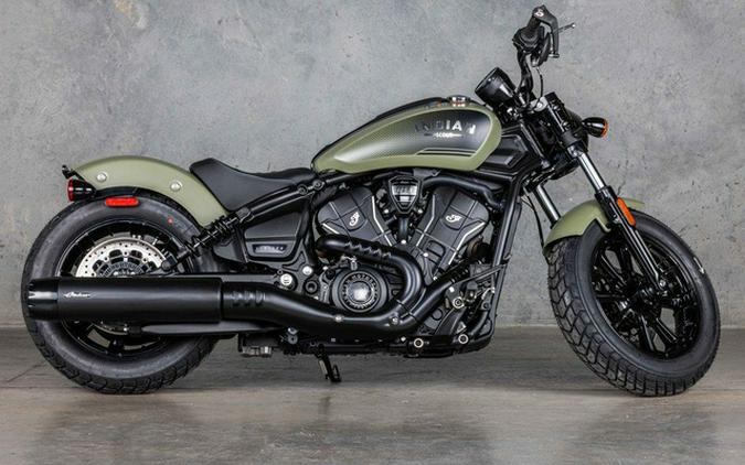 2026 Indian Scout Bobber Limited +Tech Moss Green Smoke