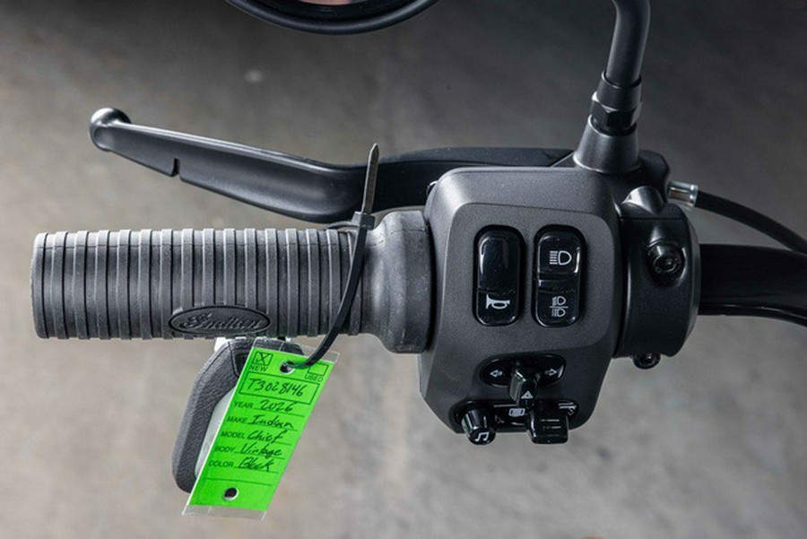 2026 Indian Chief Vintage Black Metallic