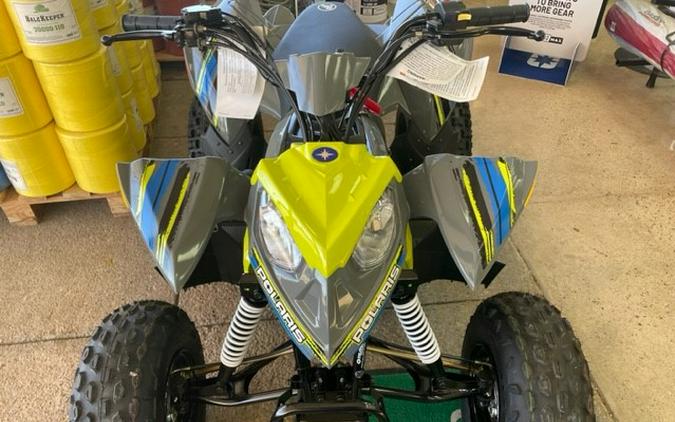 2023 Polaris Industries Outlaw 110 EFI Avalanche Gray/Lime Squeeze