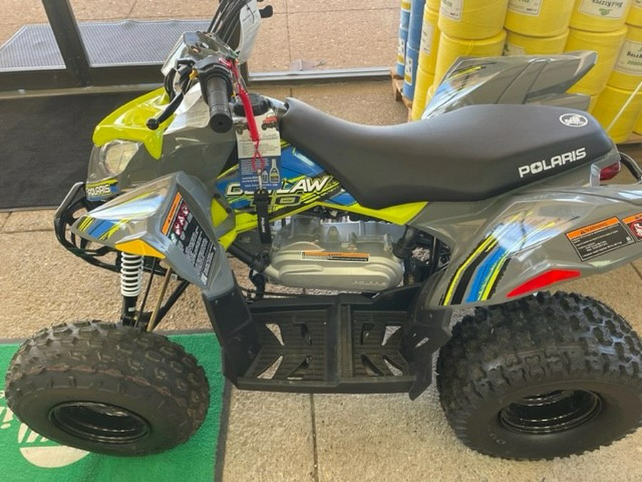 2023 Polaris Industries Outlaw 110 EFI Avalanche Gray/Lime Squeeze