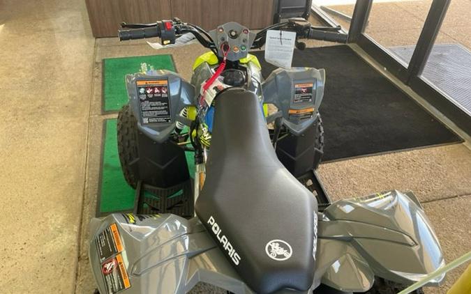 2023 Polaris Industries Outlaw 110 EFI Avalanche Gray/Lime Squeeze