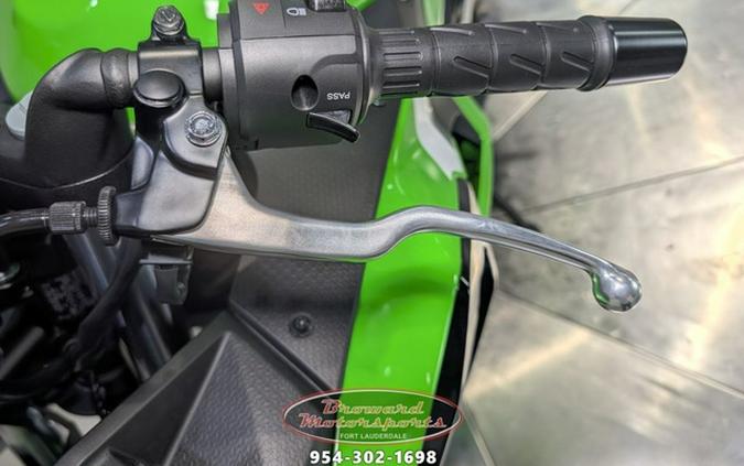 2026 Kawasaki Ninja 500 Metallic Flat Spark Black