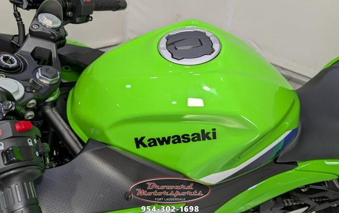 2026 Kawasaki Ninja 500 Metallic Flat Spark Black