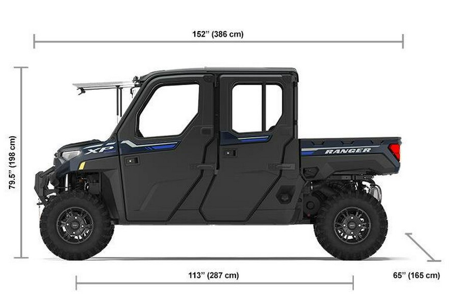 2023 Polaris Industries RANGER CREW XP 1000 NorthStar Edition Ultimate Azure Crystal Metallic - Ride Command Package